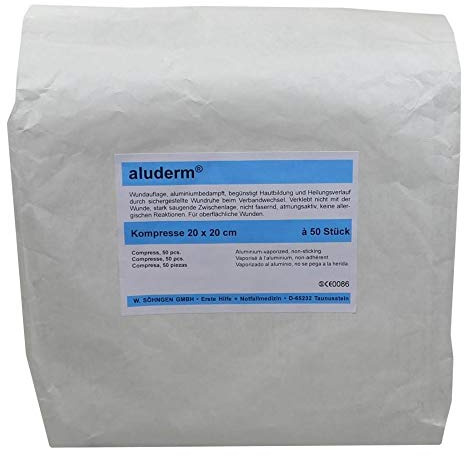 ALUDERM Kompressen 20x20 cm 50 St