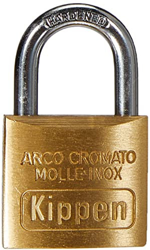 Kippen 2002C - Lucchetto ad Arco con Corpo in Ottone 30 mm