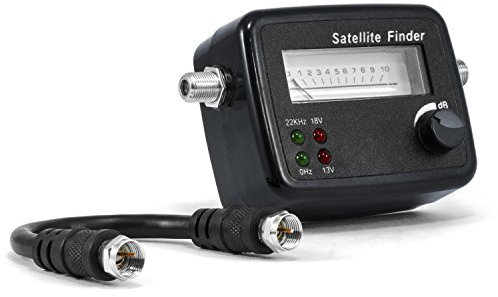 CSL - Satfinder pointeur Satellite avec échelle de Niveau - Affichage par Aiguille Instrument de Mesure - Compatible HD - pour positionnement d'antennes Satellite installations