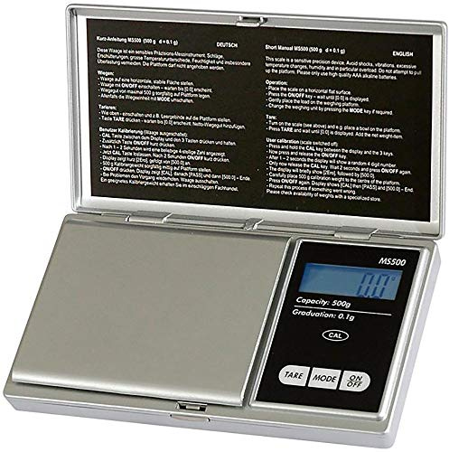 Pesola Digitale Taschenwaage MS500 500g
