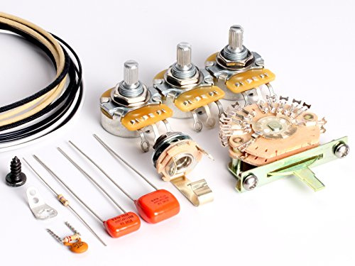 ToneShaper Verkabelungsset für Gitarre Fender HSS Stratocaster, HSS2, Auto-Split-Verkabelung