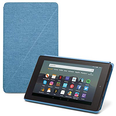 Hülle für Fire 7-Tablet, kompatibel mit der 9. Generation (2019), Dunkelblau