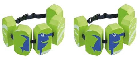 Beco 96071 8 - Schwimmgürtel Sealife, für 3-6 Jahre, 19-30 kg, grün (Packung mit 2)