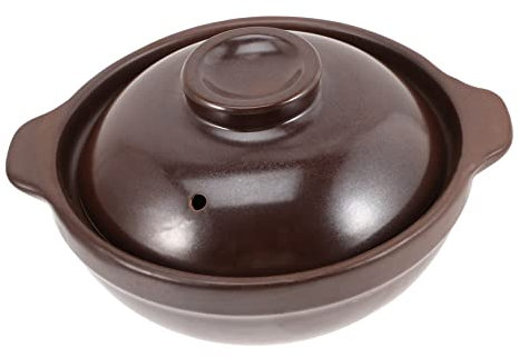 Ciieeo Casseruola Terracotta Resistente Alle Temperature con Pentola per Utensile per Feste Uso