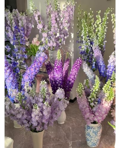 Semi di Delphinium-da giardino decorative per luoghi soleggiati in vaso resistenti all'esterno semi di 200pcs