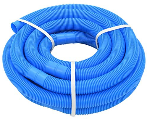 KKXXYQFC Poolslang Blå 32 mm 12,1 m LDPE Flexibel räfflad för poolrengöring med filtersystem och pumppooltillbehör för golvdammsugare och skimmer Garden Pool Spa