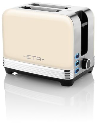 ETA STORIO Grille-pain rétro 980 W pour 2 tranches Beige