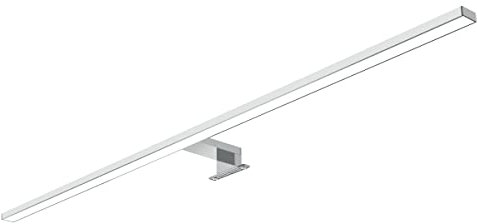 kalb | 100cm LED Badleuchte Badlampe Spiegellampe Spiegelleuchte 230V, silbergrau, neutralweiß