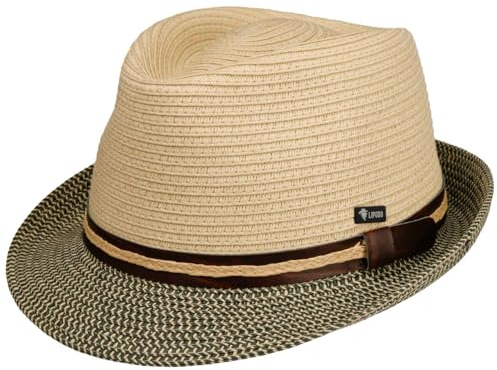 Lipodo CHAPEAUSHOP Montenovo Chapeau Trilby Pied de Poule Multicolore Fabrique en Italie Homme Printemps Ete