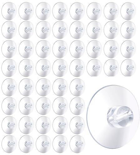 happymas 20x Saughaken - Saugnäpfe für Lichterketten - Saugnapfhalter mit Schlitz für Fenster & Scheibe - Haken zur Halterung