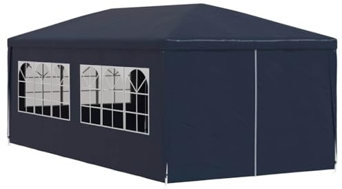 vidaXL Partyzelt 3x6m Blau Gartenzelt Zelt Festzelt Bierzelt Pavillon Garten