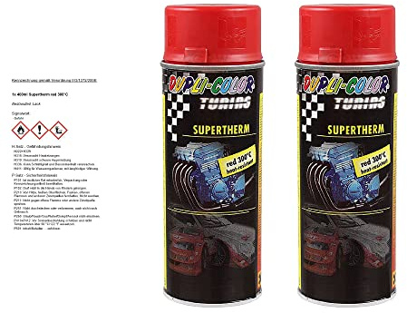 DUPLI COLOR 2x 400ml Supertherm red 300°C