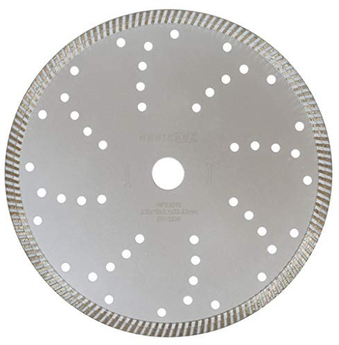 MAGICDSK HP230 Disco diamantato turbo professionale, Ø 230 mm, settore spessore/altezza 2,6/10 mm, foro 22,23mm, taglio a secco: cemento, calcestruzzo armato, ceramica, granito, laterizi, pietra