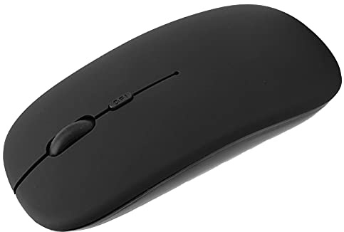 Mouse Senza Fili, Mouse Nero Senza Fili Bluetooth 5.0 Silenzioso per Computer da Ufficio per Tablet Portatili OS X/Mi/