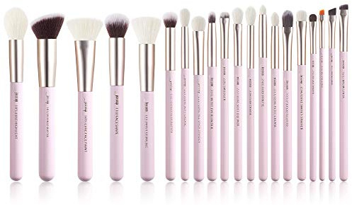 Jessup makeupborstar set makeupborstar set eyeliner, concealer stämpelset – handgjord – syntetisk borst – 20 st Sminkverktygssats T291