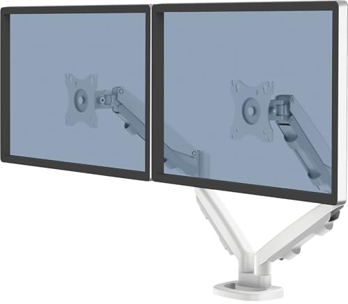 Fellowes 9683501 ESI EPPA Monitorarm doppelt weiß 39 bis 16 kg