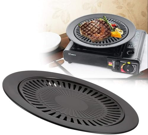 WlP BBQ-Grillpfannenständer, Antihaft-Grillpfanne, Grillplatte, Grillplatte, Grillplatte, Grillküche, Edelstahlbecken, Grillpfanne, Backen, Bratbleche for Den Innen- Und Außenbereich