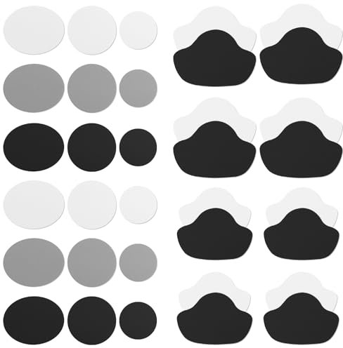 Réparation de Talon de Chaussure Patch, Auto-Adhésif Protege Talon Chaussure, Coussinets de Talon, Patch de Prévention Trous de Chaussures, Patch Réparation Chaussure pour Baskets (34Piéces, M)