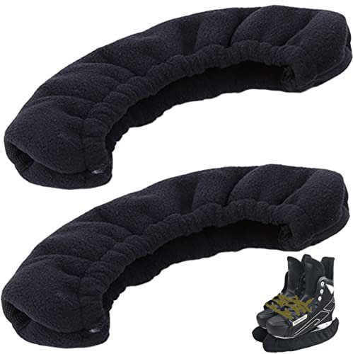 KITANDOVE Elastischer Hockey-schlittschuhschutz – 1 Paar Kufen Aus Oxford-Stoff Und Flusenmaterial – Kufenschutz Für Schlittschuhe – Kufenabdeckung