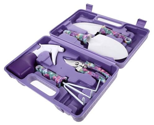 Yardwe Kit Di Attrezzi Da Giardinaggio Con Pala E Rastrello Set Robusto Per Diserbo Scavo Trapianto Potatura