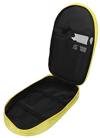 ANKROYU Chef Knife Bag Backpack Portable Nylon Kitchen Tools Storage Carry Pockets Knife Holder Zipper Bag for Outdoor Camping Picnic (Yellow)