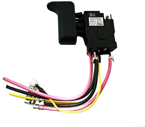 Ersatzteil für elektrische Bohrmaschinenschalter für Mak DJR186 JR186D Modelle, entwickelt für Langlebigkeit und präzise Passform, um den Bohrbetrieb wiederherzustellen