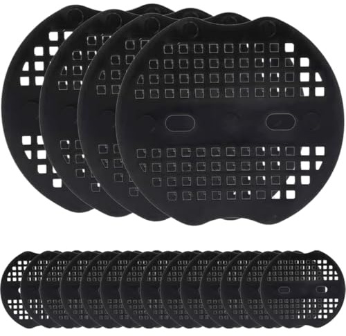 Didiseaon Agrafes de Fixation Jardin Joints Étanches pour Toile de Paillage 40 Pièces 6,8cm X 6,5cm Noir Fixation Solide pour Gazon Synthétique et Aménagement Paysager Extérieur