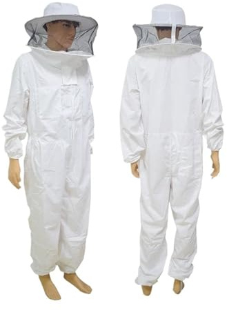 Imkeranzug, Imkeranzug Kleidung Imkereikleidung Hutjacke Schutzkleidung Unisex Defend Imkereianzug Imkerausrüstung für Bienenstand & Garten(L)