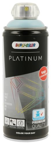 DUPLI-COLOR PLATINUM eisblau seidenmatt 400 ml Spraylack, schnelltrocknend, exzellente Deckkraft, hohe Ergiebigkeit, UV-beständig, lichtecht und langlebig