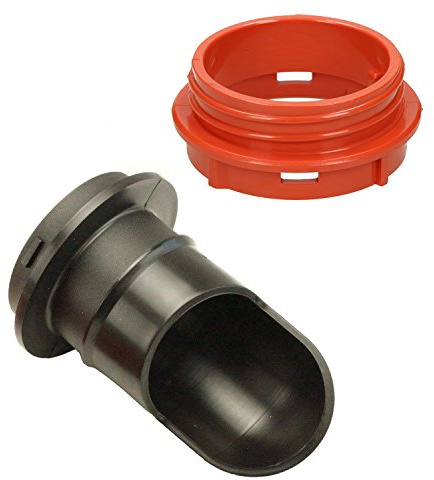 Spares2go Complete Black Rubber Vacuum Cleaner Hose Connector for Numatic Henry Turbo HVR200T, Henry Xtra HVX200 (1)