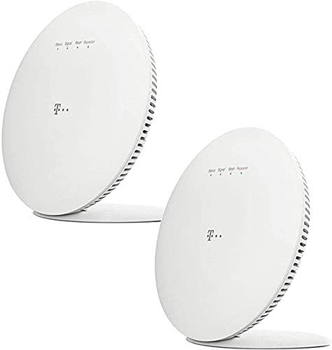 Telekom Speed Home WiFi für Ihr starkes & stabiles Heimnetzwerk I WLAN Verstärker mit Mesh Technologie für optimale Internet-Abdeckung, 1.733 Mbit/s I Plug & Play per WPS, 2 LAN-Anschlüsse | 2er Set