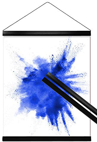 Close Up Klemmschiene, Posterleisten - 2 Poster-Aufhänger/Posterschienen/Plakatleisten - Kunststoff, Schwarz - 92,5 cm