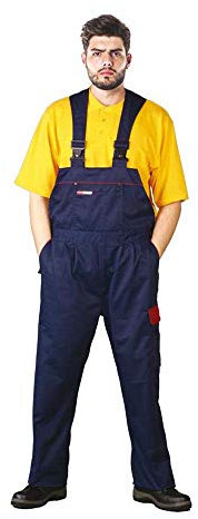 Reis Sfgc_62 Forest Schutzlatzhose, Dunkel Blau-Dunkel Rot, 62 Größe