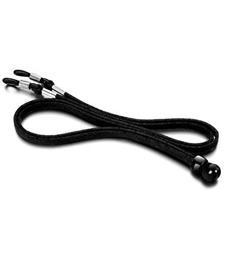 Inzopo Brillenband PU-Leder Brillenband Brillenband Brillenbänder Halter, Schwarz , One size