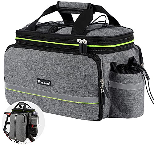 UBORSE Fahrrad Gepäckträgertasche Wasserdicht Fahrradtasche Hinter Gepäcktasche Fahrradpacktasche Transporttasche mit Schultergurt Radzubehör Klapprad Mountainbike Rennrad (Type-6)