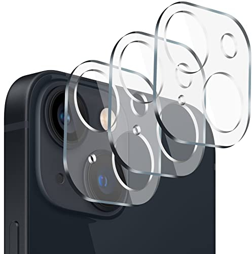 AIYEEN Camera Lens Protector (3 Pack) Compatible with iPhone 13 6.1& iPhone 13 mini 5.4 Camera Lens Cover Protection, HD Clear Anti-Scratch