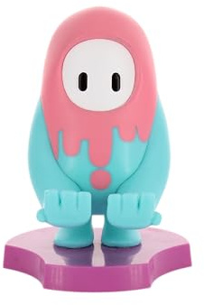 Cableguys Minis Fall Guys Paint Dipped Support Telephone et Socle pour écouteurs - Gamer Accessoire pour Setup Gaming et Chambre, Support Smartphone et Petits appareils, Deco Bureau Gaming