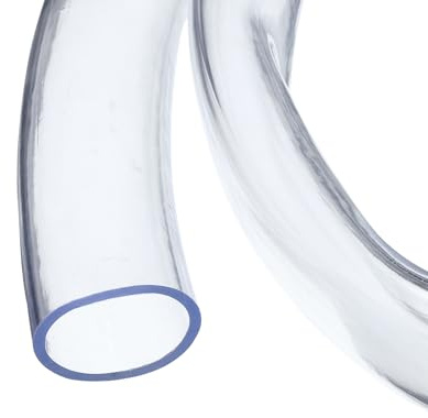 Rebower Tube en Plastique Pvc Transparent Flexible de 5 Pieds (1,5 M) de Longueur, de 31,8 mm x 38,1 mm [pour l'Irrigation du Jardin, le Tuyau d'Eau, l'Aquarium]