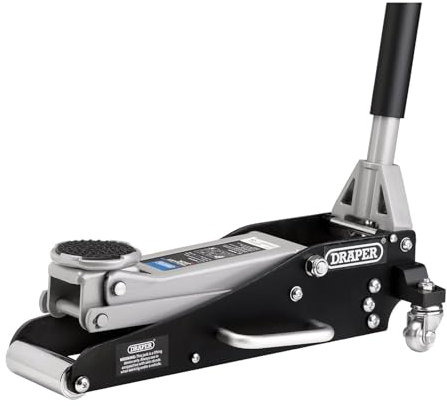 Draper 13624 Aluminium and Steel Racing Trolley Jack, 1.5 Tonne