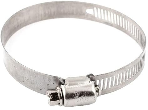 Rohrclip, Rohrschellen, 12 mm Breite, spezieller Edelstahlring, zuverlässige Wirksamkeit, Schlauchschelle mit Schneckengetriebe, 60–83 mm