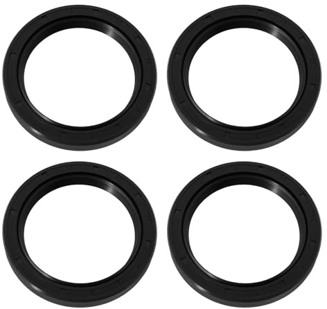 SG Store Wellendichtring, TC, 55 x 72 x 10 mm, NBR-Gummi, Doppellippe, Radialdichtung, Ölwellendichtung, Dichtung für Lagerwelle, industrielle Anwendungen, 4 Stück