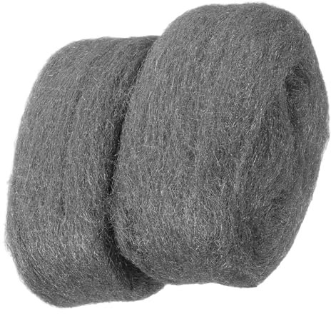 TIDTALEO 2pcs Coarse Wire Wool Pad for Metal Rust Removal Fine Steel Wool for Wood Cleaning