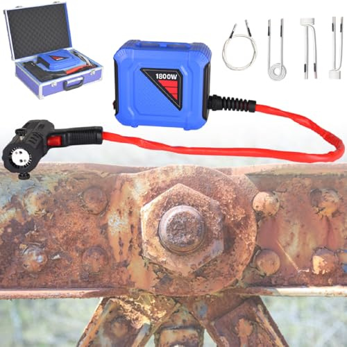 Chauffage à Induction Pour Boulons Chauffants, Outil De Chauffage à Induction - Outil De Chauffage à Induction MagnéTique Portatif De 1800 W, Avec 4 Bobines Pour Retirer Les Vis RouilléEs,110V