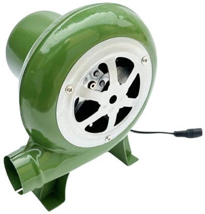 Souffleur de cheminée pour barbecue | Ventilateur électrique avec pompe centrifuge stable R 12 V : démarrez un feu avec un souffleur électrique AC et CC à double usage qui économise l'énergie