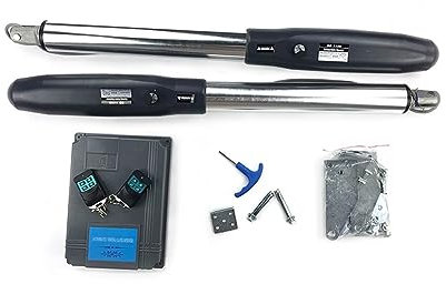 Electric Gate Opener Kit, Swing Gate Motor DC Motor Electric Fence Gate,Electric Swing Gate Opener Include Remote Controls