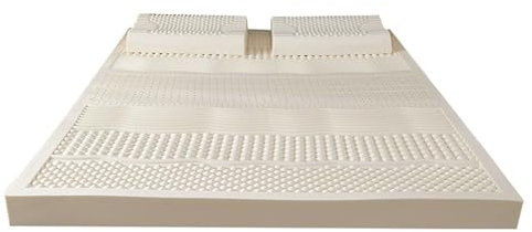 Generisch Latexmatratze, weich, 100% natürlich, Schlichtes Design, entspannende Schlafzimmer-Latexmatratze mit Topper, Matratzenauflage aus Naturlatex,10 cm,120 * 190 cm