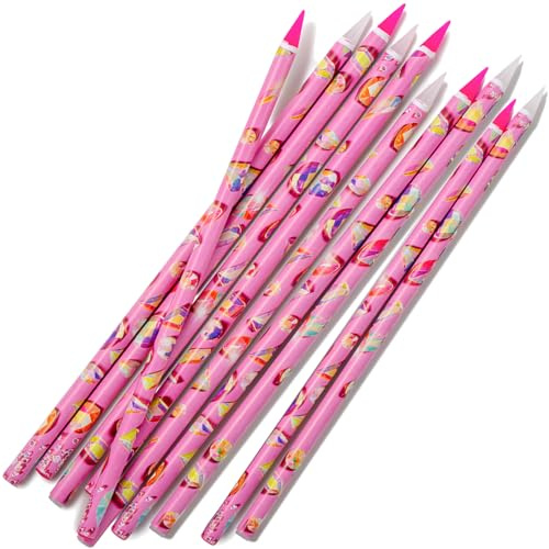 10pcs Nail Dotting Rhinestone Picker Tool, Self-Adhesive Wax Pencil for Rhinestones Nail Charms Gems, Nail Art Tools Diamond Art Accessories,Wax Pen Diamond Painting Tools for Bedazzler Bedazzling Kit