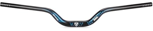 GEWAGE cykelriserstyre i lätt aluminiumlegering, längd 780 mm, passar 31,8 mm styrstam, perfekt för mountainbikes, landsvägscyklar och hybridcyklar med flera grepp- och körpositioner. (70mm rise(BL))