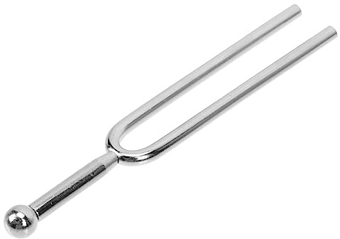 A-stimmgabel 440 Hz Runde Geigenstimmgabel aus Edelstahl Silber | Geige und Cello, Kompaktes Tragbares Runddesign, Professionelle Struktur, Bessere Stimmung