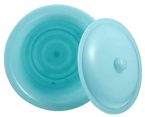 DEARMAMY Bacinilla Gruesa Con Tapa, Urinario Doméstico Plástico Azul, Orinal Multifunción Para Niños y Adultos, Uso Nocturno y Familiar, Escupidera Práctica Para Embarazo y Ancianos